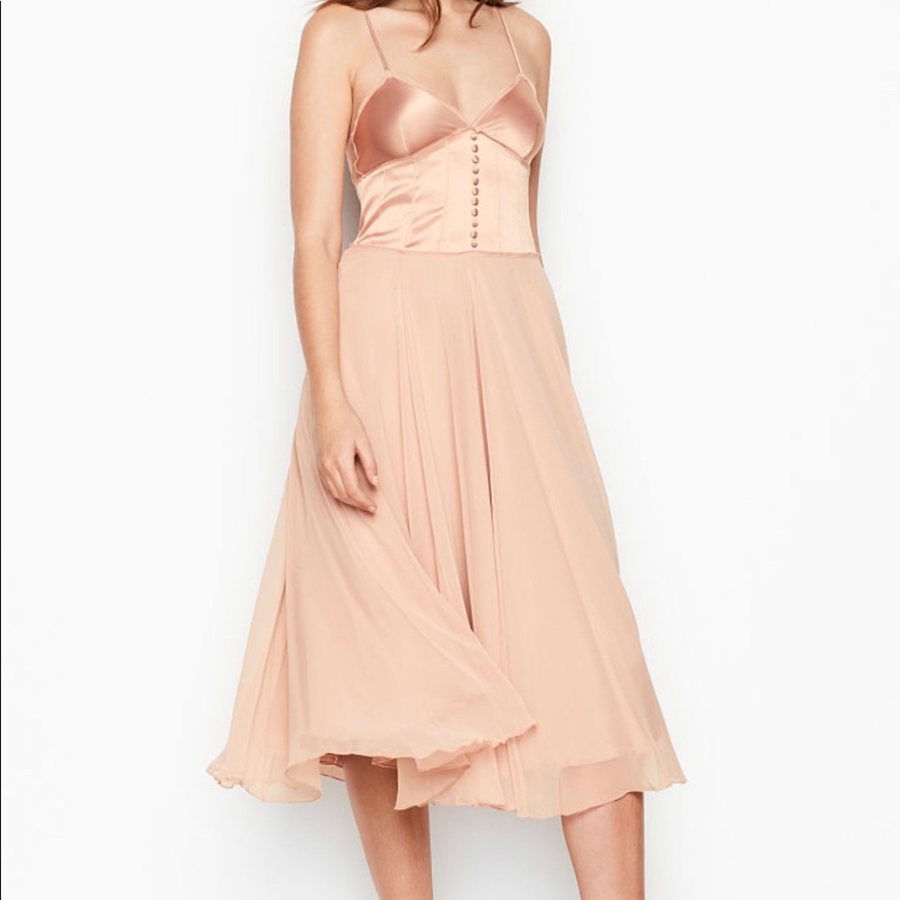 SOLD Victoria’s Secret Chiffon Corset Dress